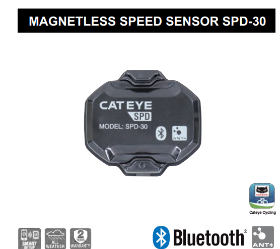 CATEYE 藍芽/ANT+ 感應器(無磁石式)/ CATEYE BLUETOOTH/ANT+ SENSOR (MAGNETLESS)