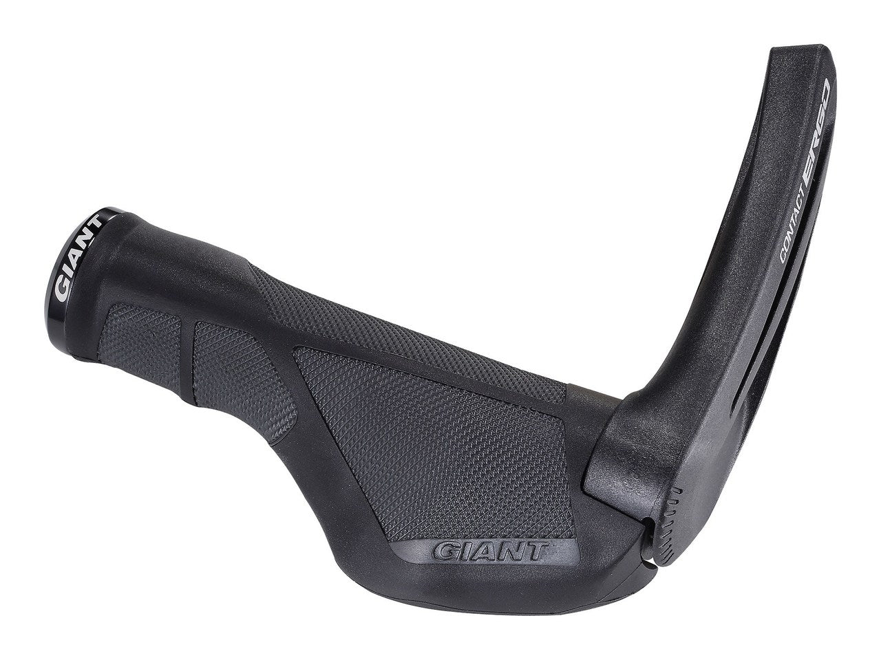 GIANT ERGO MAX PLUS LOCK-ON 有鎖牛角手筒~黑/灰 / GIANT ERGO MAX PLUS LOCK-ON GRIP~BLACK/GRAY