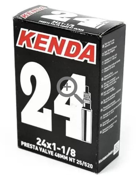 KENDA 法咀內胎~24X1-1/8" F/V~ (520) 48MM / KENDA STANDARD TUBE~24X1-1/8"~F/V (520) 48MM