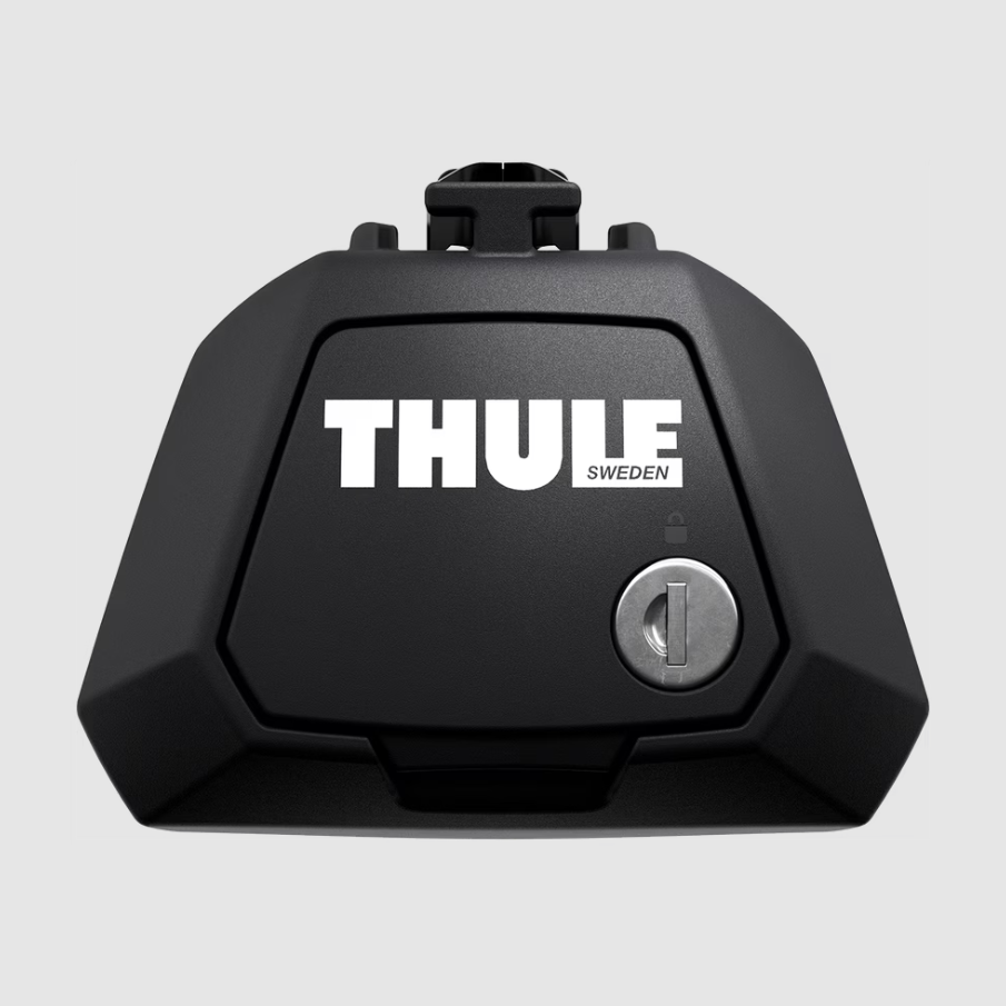 THULE EVO RAISED RAIL FOOT FOR VEHICLES 4-PACK - BLACK