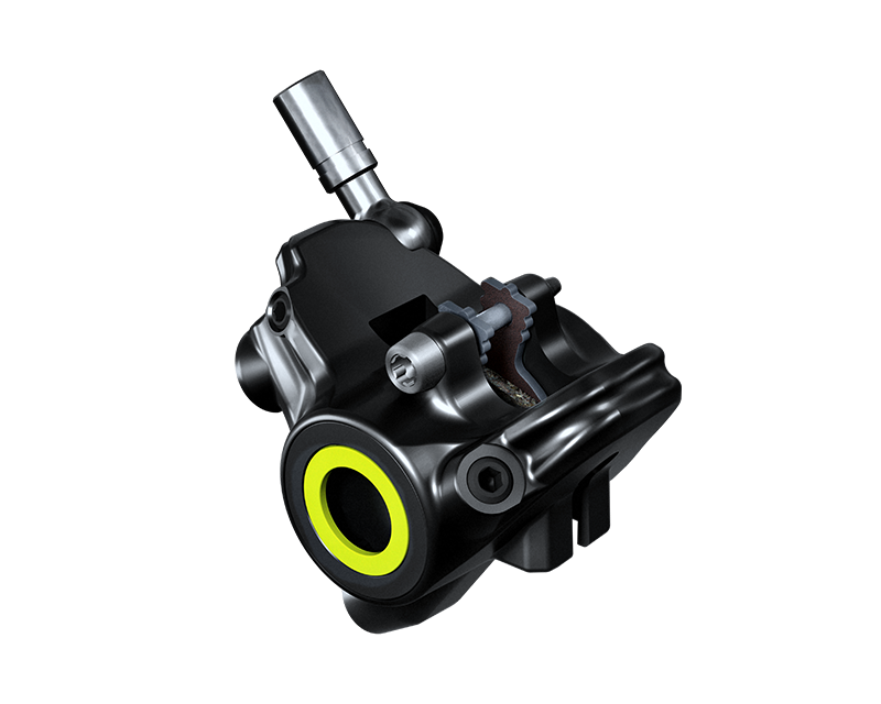 MAGURA MT8SL FM 碳纖碟煞二活塞(平面安裝式鮑魚)-單邊/ MAGURA MT8SL FM SINGLE BRAKE HC CARBON 1-FINGER L/R (FLATMOUNT)