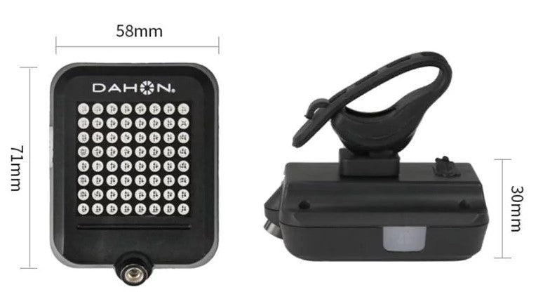 DAHON 全智能LED轉向顯示尾燈 DH-1021/DAHON LED TURN DISPLAY REAR LIGHT - DH-1021