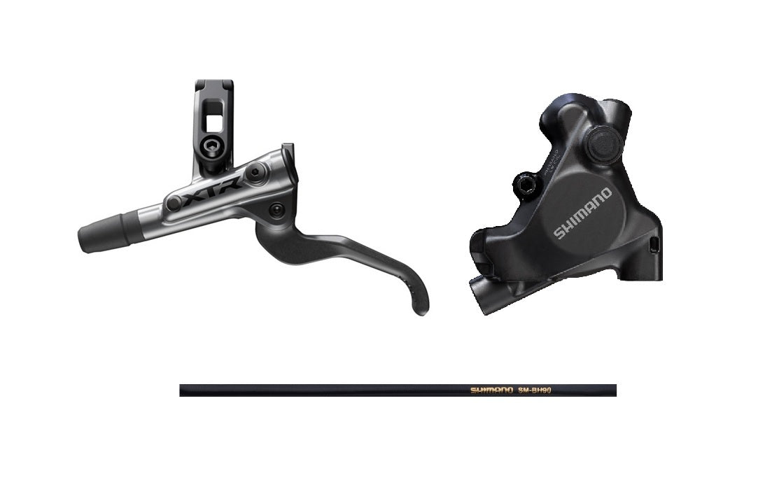 Shimano XTR 前後碟掣套裝平面安裝式鮑魚-樹脂皮-BL-M9200,BR-MT805 / Shimano XTR Front/Rear Disc Brake Set-Resin Pad BL-M9200,BR-MT805