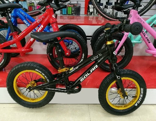 SOLAR B PUSH BIKE Aluminum Balance Bike - 2nd Generation - 12" / SOLAR B PUSH BIKE-12"