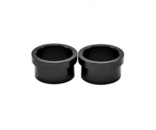 CHRIS KING ISO AB 前軸心尾的~110X20~黑色 / CHRIS KING ISO AB AXLE CAP~110X20~BLACK