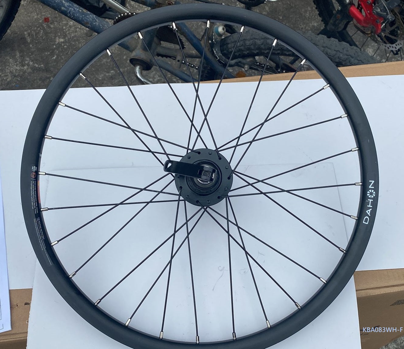 DAHON KBA083 用碟刹前轆/碟刹後轆 / DAHON KBA083 FRONT DISC BRAKE WHEEL /REAR DISC BRAKE WHEEL