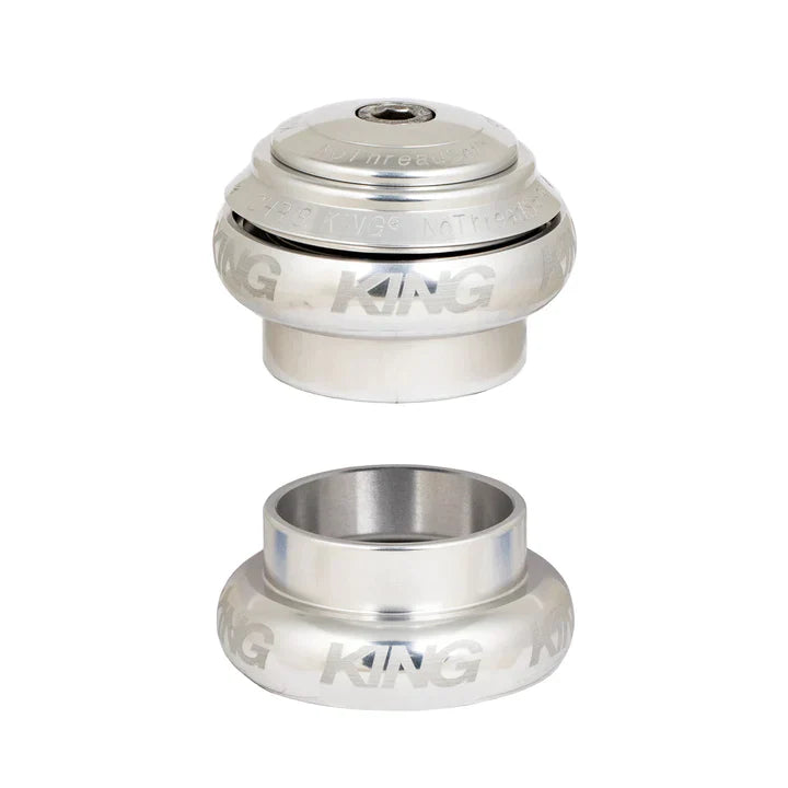 Chris King NoThreadSet 外置碗組,1-1/8",暗字 / Chris King NoThreadSet Headset,1-1/8", Sotto Voce Logo