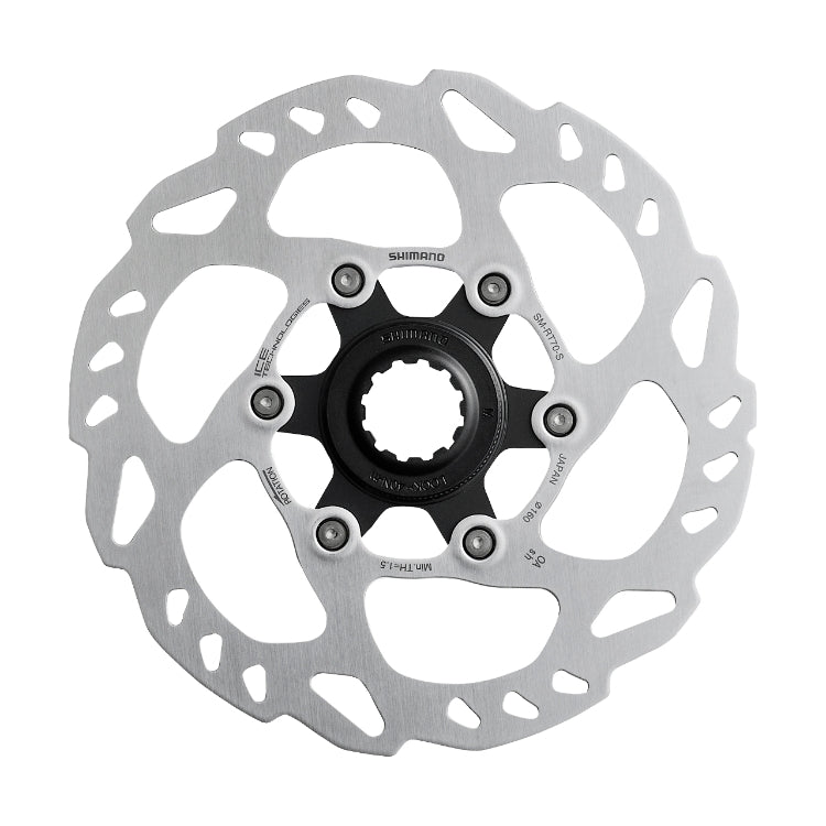 SHIMANO SLX 中心鎖碟片-SM-RT70-配外鎖鎖環 / SHIMANO SLX CENTER LOCK DISC-SM-RT70-EXTERNAL SERRATION