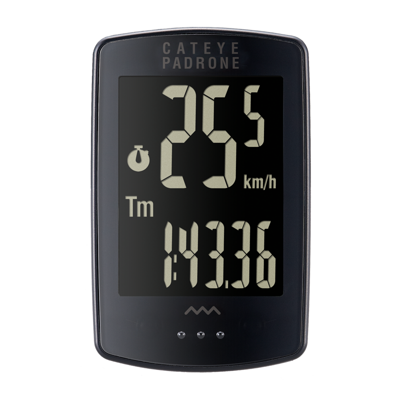 Cateye Padrone Stealth 版特大防反光無線咪錶-CC-PA100W + OF-100 延伸碼/ Cateye Padrone Wireless Cycle Computer-CC-PA100W-Stealth Edition + OF-100