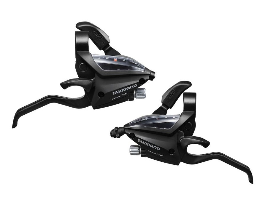 SHIMANO ALTUS 3X7速波手連掣手-黑色-ST-EF500-2A / SHIMANO ALTUS SHIFT/BRAKE LEVER SET-3X7S-BK-ST-EF500-2A