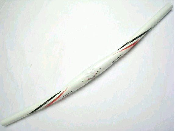 TAT 鋁合金一字頭~31.8 MM~白色 / TAT ALLOY FLAT HANDLEBAR~31.8MM~WHITE