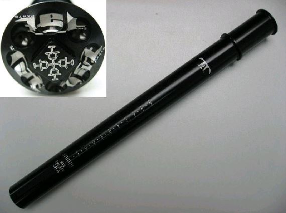 TAT 車頭伸縮直管~可轉換28.6車頭柱~大行車用 / TAT HANDLEPOST-FOR DAHON CHANGE TO 28.6MM STEM