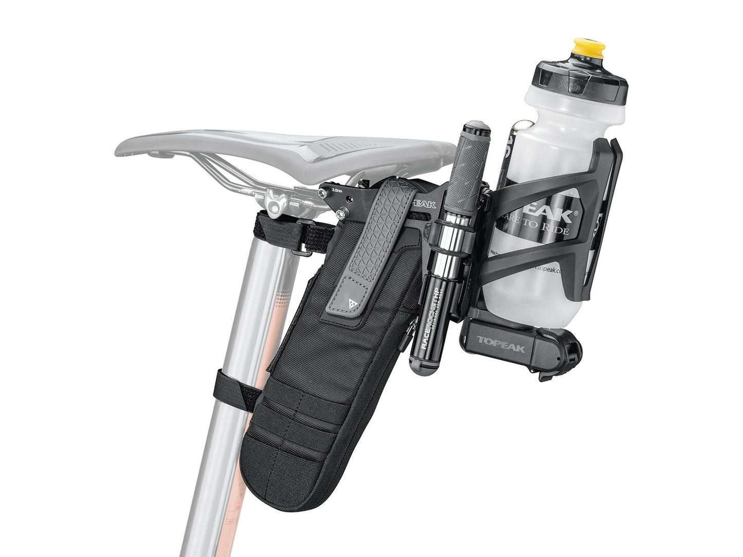 Topeak Tri-Backup Pro V 座位平行杆位水壺架碼 / Topeak Tri-Backup Pro V Al Hydration Multi Mount