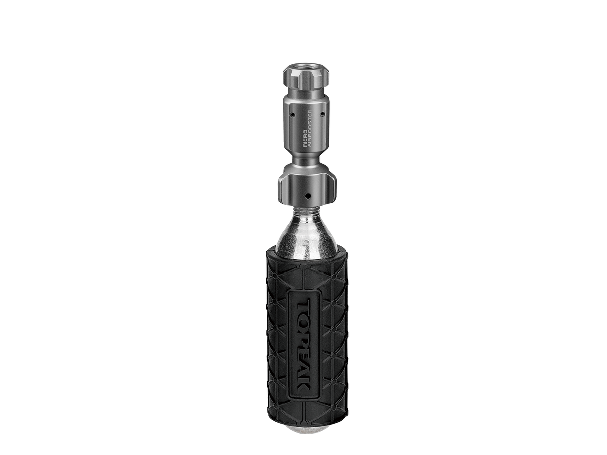 Topeak Micro Airbooster CO2 Inflator with 16G CO2 Cartridge / Topeak Micro Airbooster CO2 Inflator Head