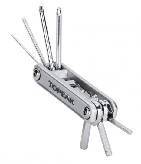 TOPEAK X-TOOL+ 11 功能摺疊工具-銀色-TT2572S / TOPEAK X-TOOL+ 11 FUNCTION FOLDING TOOL-SL-TT2572S