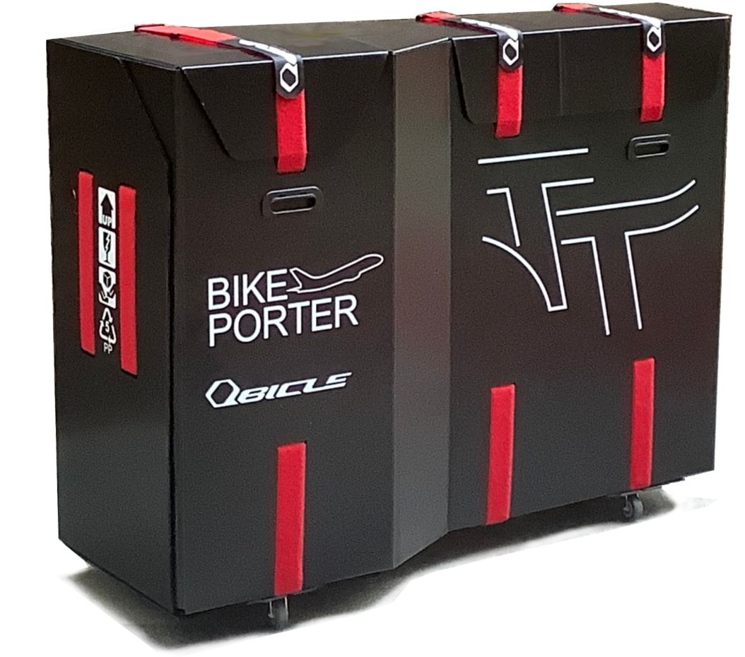 QBICLE BIKE PORTER Iron Man Bike Box ~Black / QBICLE TT BIKE PORTER ~BLACK