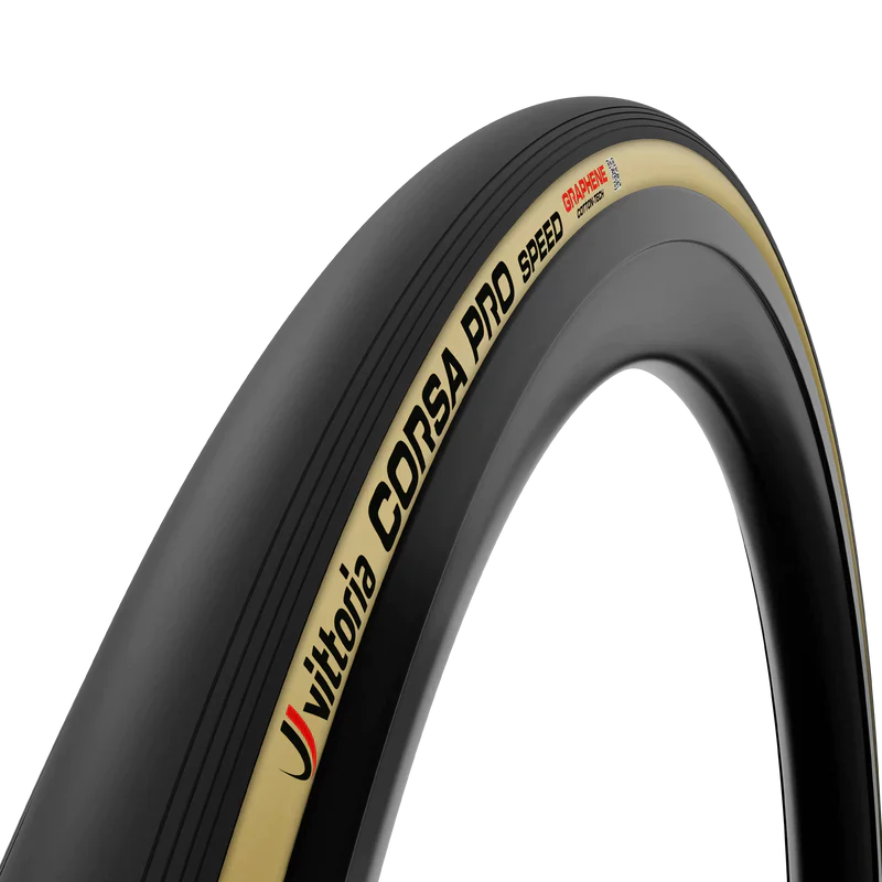 Vittoria corsa PRO Speed 真空可摺外胎 -黑色黃邊 / Vittoria corsa PRO Speed Tubeless Folding Tire-Para-Blk-Blk