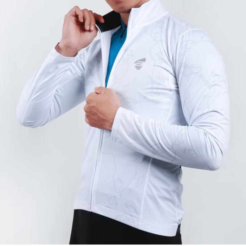 ATLAS 中性三貼風衣外套~JJ-608-W~白色 / ATLAS UNISEX WINDBREAKER JACKET~JJ-608-W~WHITE