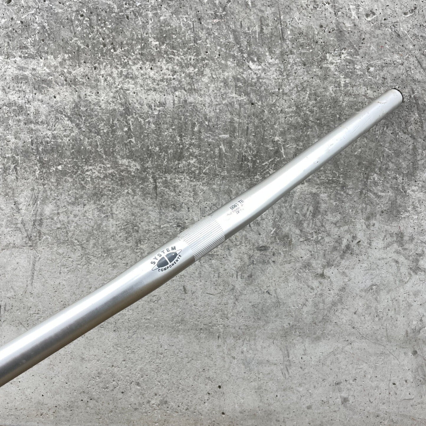 SYSTEM COMPONENTS 25.4 鋁合金,6061 T6 銀色車頭適用於各款摺車/SYSTEM COMPONENTS 25.4 6061 T6 ALLOY HANDLEBAR FOR FOLDING BIKE (SILVER)