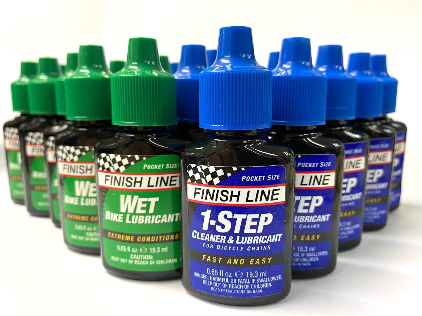 FINISHLINE 30PK 0.65OZ ENG POCKET 陳列架連潤滑劑(一盒30支)