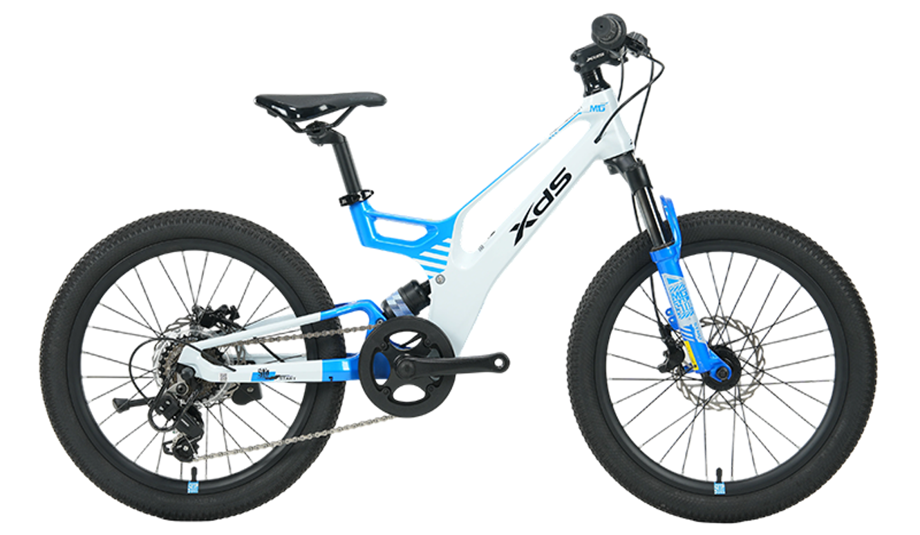 XDS 2026-鎂馳 Shimano7速碟刹前後避震內走線鎂合金兒童山地車