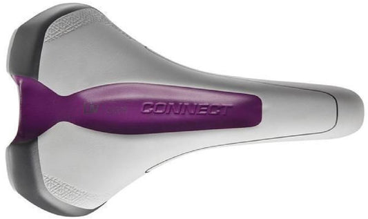 LIV CONNECT FORWARD 前傾式座位 - 白紫色 / LIV CONNECT FORWARD SADDLE - WHITE/PURPLE