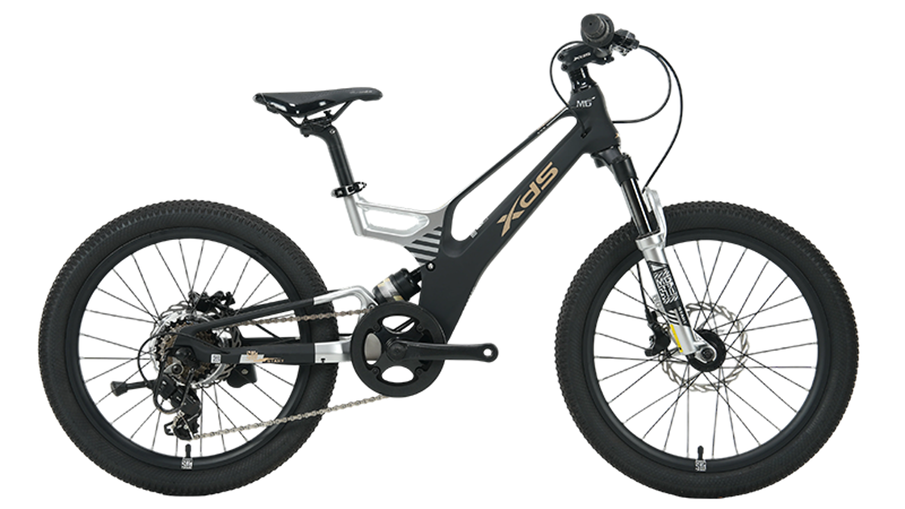 XDS 2026-鎂馳 Shimano7速碟刹前後避震內走線鎂合金兒童山地車