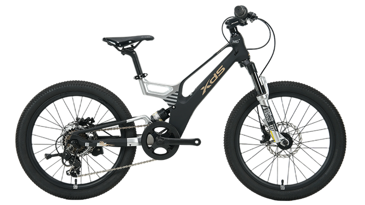 XDS 2026-Magnesium Shimano 7-Speed Hydraulic Disc Brakes Front and Rear Suspension Internal Cable Routing Magnesium Alloy Kids' Mountain Bike