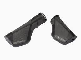 GIANT ERGO MAX 爬山車連鎖碼手筒(長短)~黑/灰/ GIANT ERGO MAX LOCK-ON TWIST GRIP BLACK/GRAY