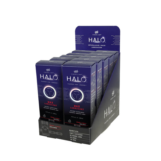 FINISHLINE HALO WAX Lubricant 光暈蠟性潤滑劑 - 4oz/120ml - 4oz/120ml(1盒10支裝) - Smart Luber+ PRODUCT BOX / FINISHLINE HALO WAX Lubricant-4oz/120ml(1OPCS EACH BOX)-Smart Luber+PRODUCT BOX