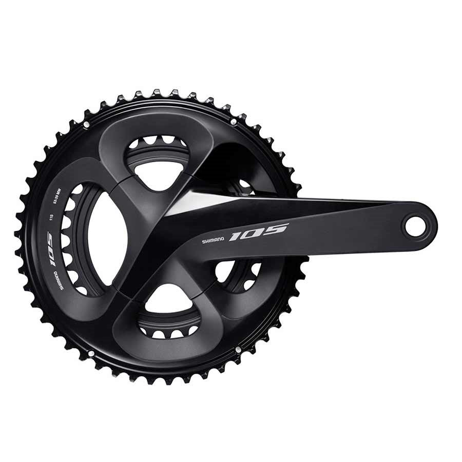 SHIMANO 105 十一速雙片鏈鉼-黑色-FC-R7000 / SHIMANO 105 CHAINWHEEL-11SPD-BK-FC-R7000