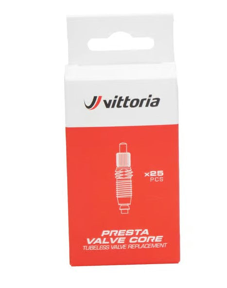 Vittoria 法咀芯替換零件 (25件/盒) / Vittoria Tubeless VALVE PRESTA CORE MECHANISM REPLACEMENT (25PCS)
