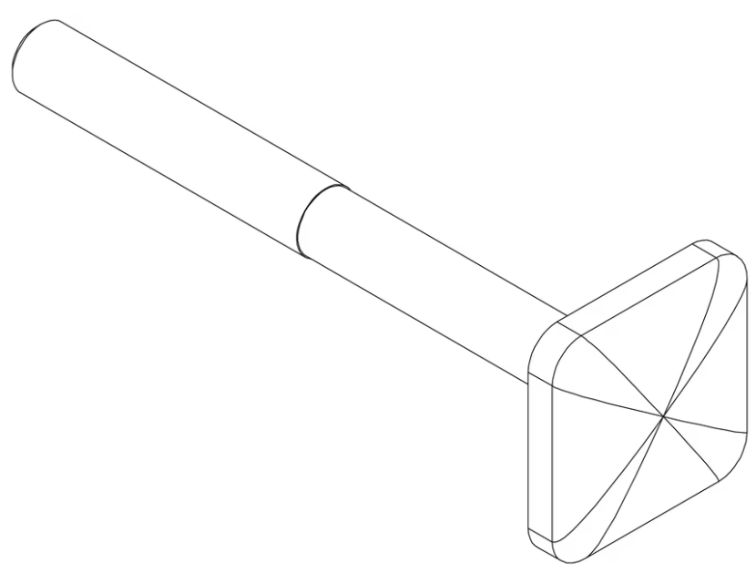 THULE 591/598 配件~SCREW M6 X 61MM/THULE 591/598 PARTS~SCREW M6 X 61MM