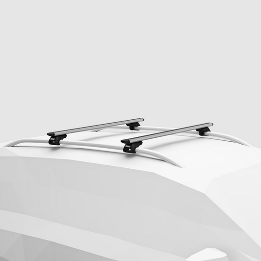 THULE EVO RAISED RAIL FOOT FOR VEHICLES 4-PACK - BLACK