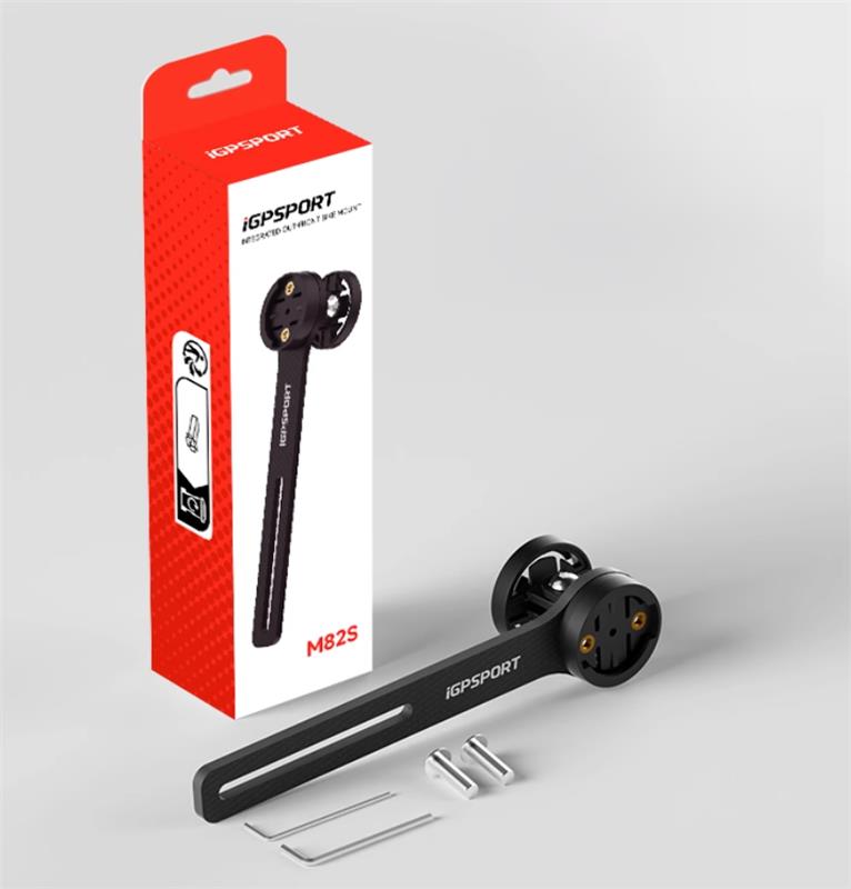 iGPSPORT M82S 公路車碳纖維咪錶支架 (一體把延長下掛可吊裝) / iGPSPORT M82S Out-front Bike Mount