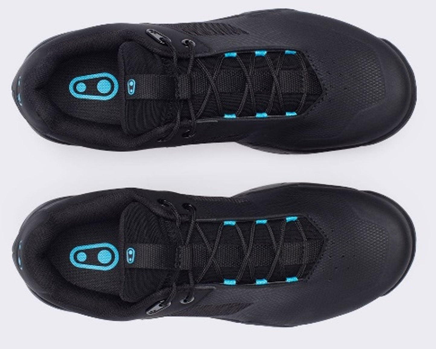 Crank Brother MALLET E LACE 有鎖山地車鞋- 黑藍色(黑色鞋底)  MTB clip-in shoes