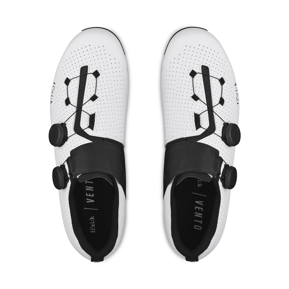 Fizik Vento Infinito Carbon 2 公路車鞋(闊頭)-白黑色 / Fizik Vento Infinito Carbon 2 Road Shoes Wide Fit-White/Black