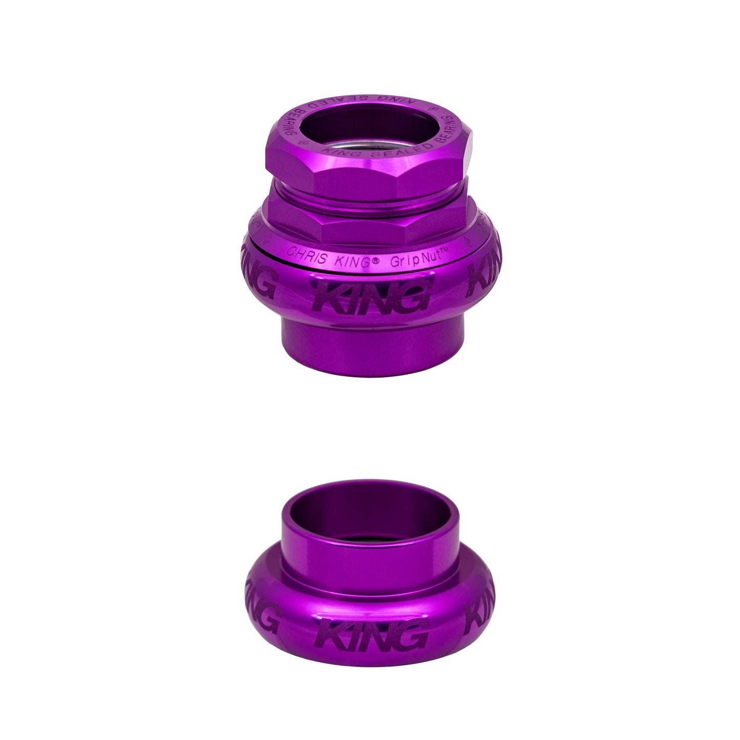 Chris King Grip Nut 有牙碗組,1-1/8" / Chris King Grip Nut Threaded Headset,1-1/8"