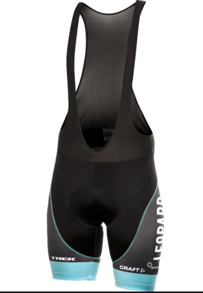 Trek CRAFT LEOPARD 吊帶褲--黑色淺藍色邊-中碼 / Trek CRAFT LEOPARD BIB SHORT-MD-424047