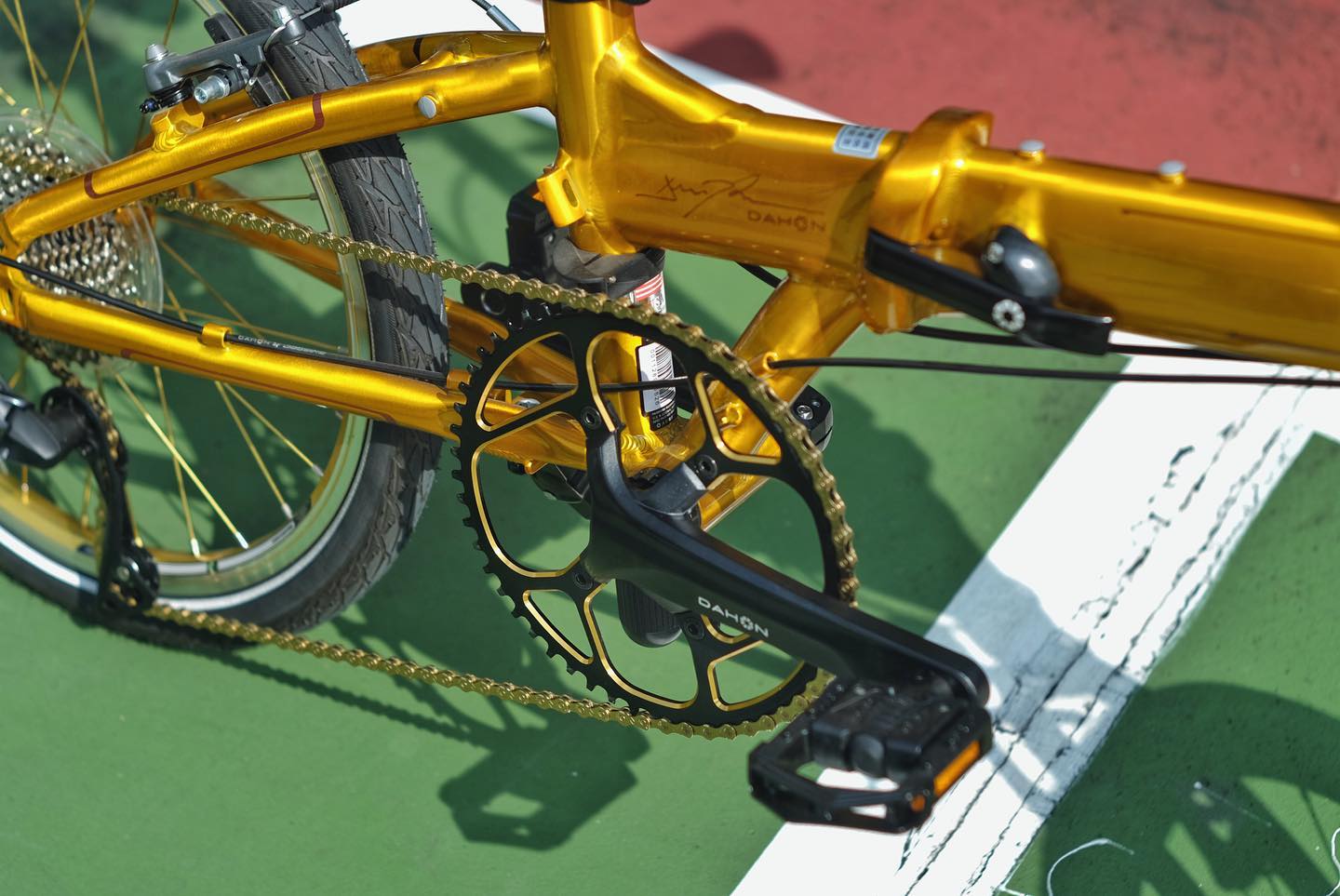 Dahon KAA014 摺疊車-金色 (普通接頭) -20"