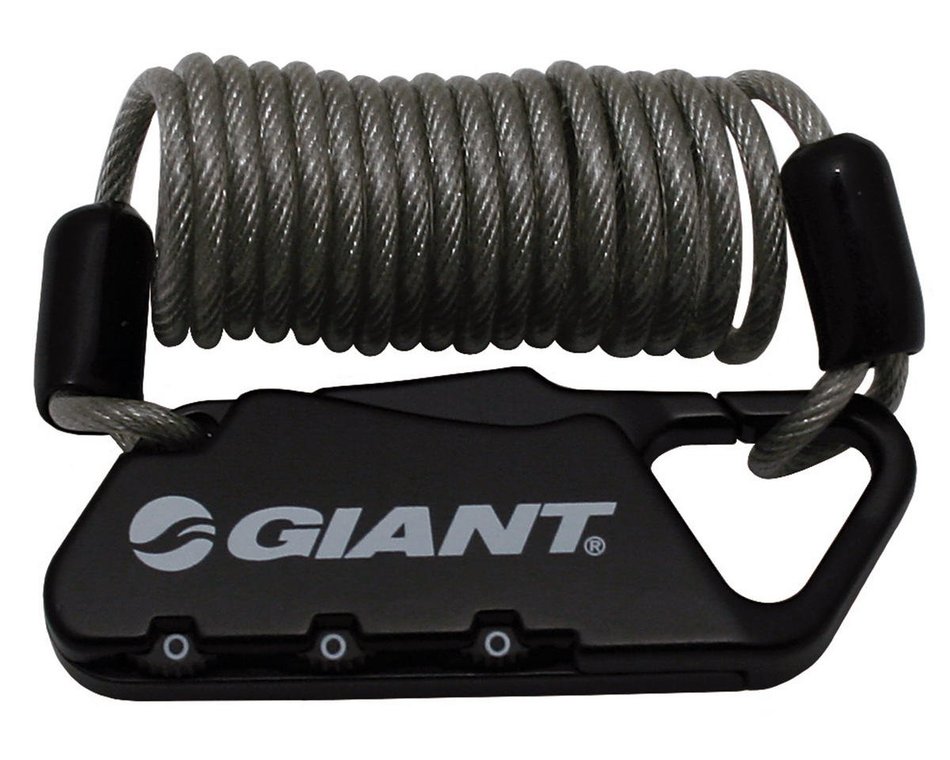 GIANT SURELOCK FLEX 輕便電纜密碼鎖~黑色 ／ GIANT SURELOCK FLEX COMBO AIR-BLACK