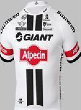 GIANT ALPECIN TEAM  透氣短袖單車衫-白-XS/SM / GIANT ALPECIN TEAM SHORT CLIMB  JERSEY-WHITE-XS/SM