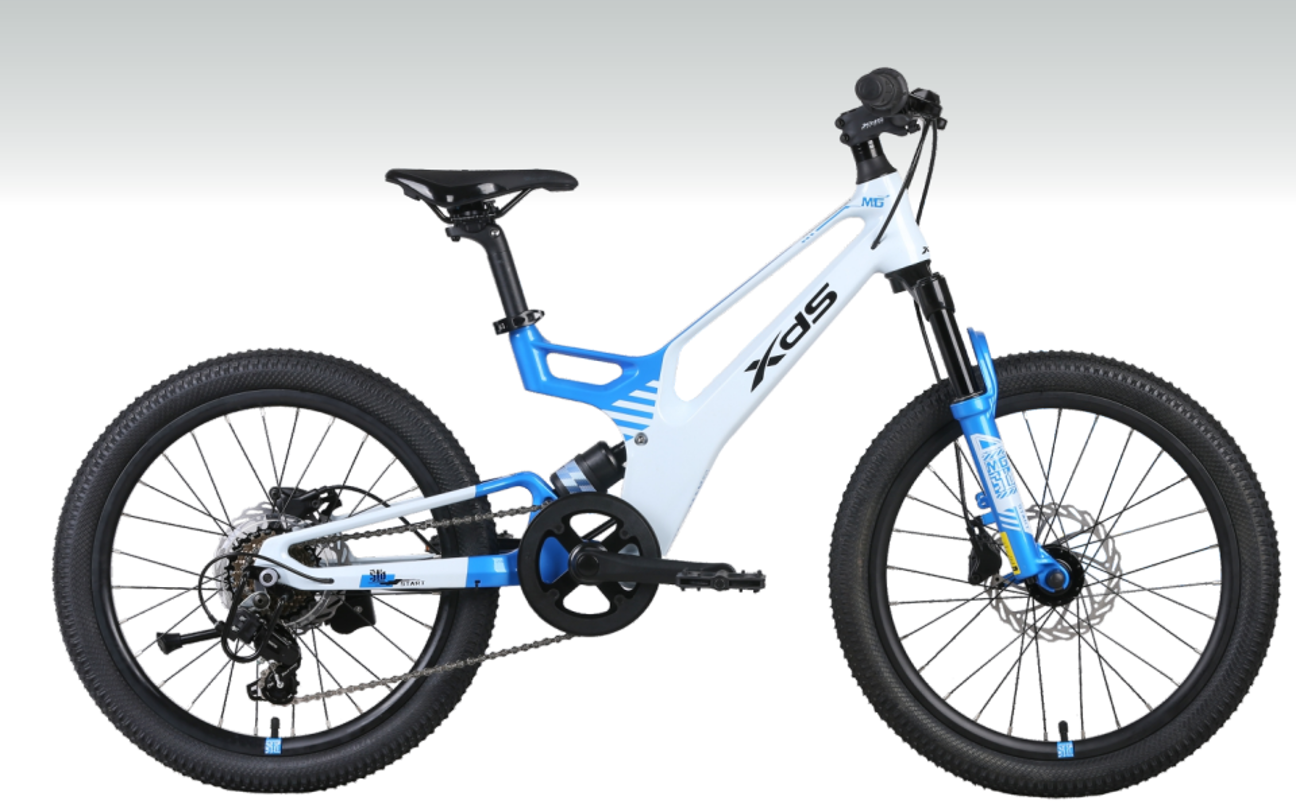 XDS 2026-鎂馳 Shimano7速油壓碟刹前後避震內走線鎂合金兒童山地車