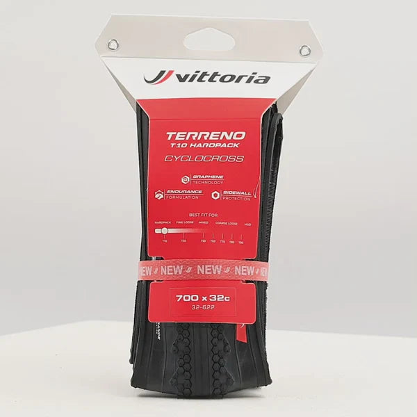 Vittoria Terreno T10 Hardpack CX Endurance 真空可摺外胎