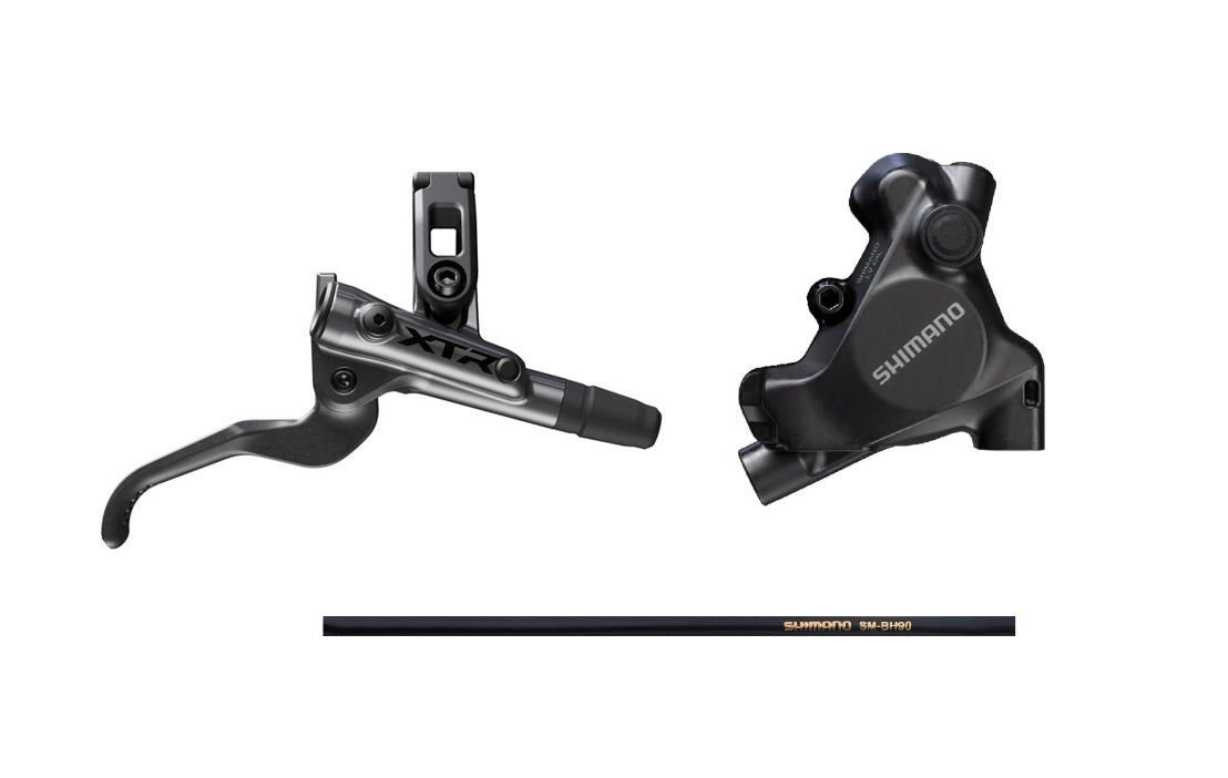 Shimano XTR 前後碟掣套裝平面安裝式鮑魚-樹脂皮-BL-M9200,BR-MT805 / Shimano XTR Front/Rear Disc Brake Set-Resin Pad BL-M9200,BR-MT805