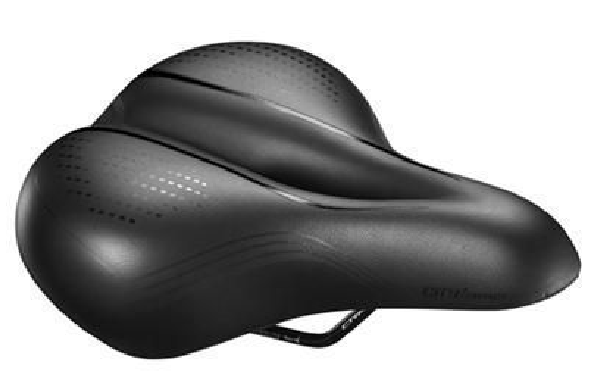 Giant Contact City+ Unisex 高級座位-黑色 / Giant Contact City+ Unisex Saddle-Black