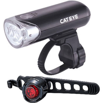 CATEYE 前後燈套裝~前燈HL-EL135N/後燈ORB SL-LD160-R / CATEYE LIGHT SET~EL135N/LD160~890-1060