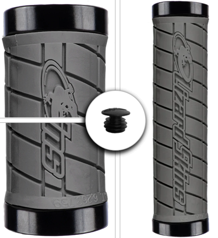 LIZARD SKINS LOGO 爬山車手筒連鎖碼/ LIZARD SKINS LOGO LOCK ON BONUS PACK