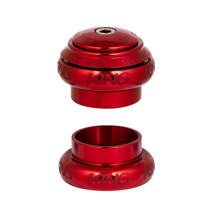 Chris King NoThreadSet 外置碗組,1-1/8",暗字 / Chris King NoThreadSet Headset,1-1/8", Sotto Voce Logo