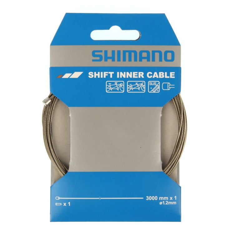SHIMANO 不鏽鋼波線芯 1.2MMX3000MM /SHIMANO INNER WIRE FOR SHIFT 1.2MMX3000MM  STAINLESS